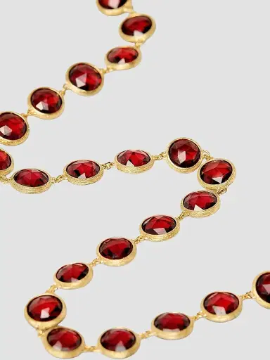 MARCO BICEGO Women's Jaipur Color 18K Yellow Gold & Garnet Necklace | Thumbnail 3 MARCO BICEGO Women's Jaipur Color 18K Yellow Gold & Garnet Necklace | Thumbnail 3