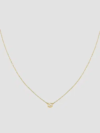 Gucci Women's Interlocking 18K Yellow Gold Pendant Necklace | Thumbnail 3 Gucci Women's Interlocking 18K Yellow Gold Pendant Necklace | Thumbnail 3