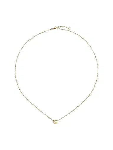 Gucci Women's Interlocking 18K Yellow Gold Pendant Necklace | Thumbnail 1 Gucci Women's Interlocking 18K Yellow Gold Pendant Necklace | Thumbnail 1