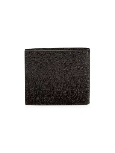 Thom Browne Men's Pebble-Grain Leather Bi-Fold Wallet | Thumbnail 3 Thom Browne Men's Pebble-Grain Leather Bi-Fold Wallet | Thumbnail 3