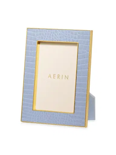 AERIN Classic Croc Leather Frame | Thumbnail 2 AERIN Classic Croc Leather Frame | Thumbnail 2