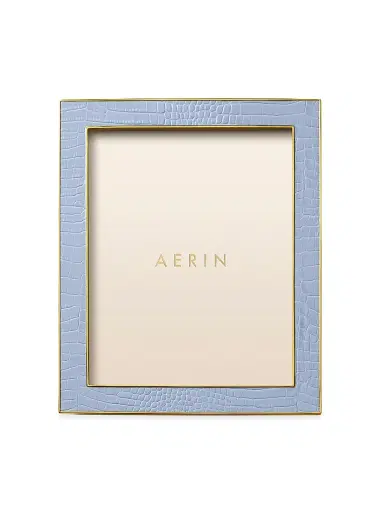 AERIN Classic Croc Leather Frame | Thumbnail 4 AERIN Classic Croc Leather Frame | Thumbnail 4