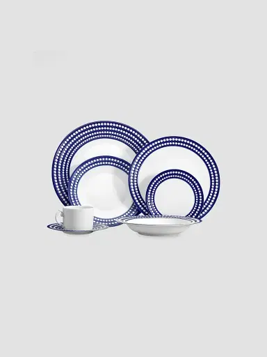 L'Objet Perlée Bleu Porcelain Charger | Thumbnail 3 L'Objet Perlée Bleu Porcelain Charger | Thumbnail 3