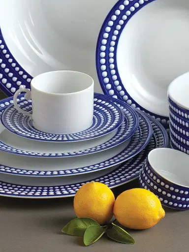 L'Objet Perlée Bleu Porcelain Charger | Thumbnail 4 L'Objet Perlée Bleu Porcelain Charger | Thumbnail 4