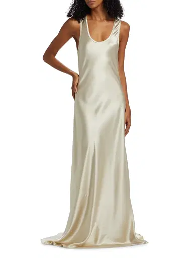 Heirlome Women's Margot Silk Bias Cut Maxi Dress | Thumbnail 2 Heirlome Women's Margot Silk Bias Cut Maxi Dress | Thumbnail 2