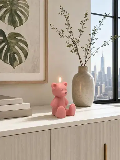 Davie Ocho Candle Co. Bedford Teddy Bear Candle | Thumbnail 4 Davie Ocho Candle Co. Bedford Teddy Bear Candle | Thumbnail 4