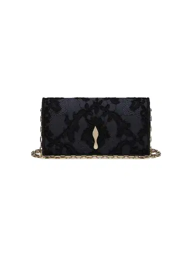 Christian Louboutin Women's Bettina Satin Clutch | Thumbnail 1 Christian Louboutin Women's Bettina Satin Clutch | Thumbnail 1