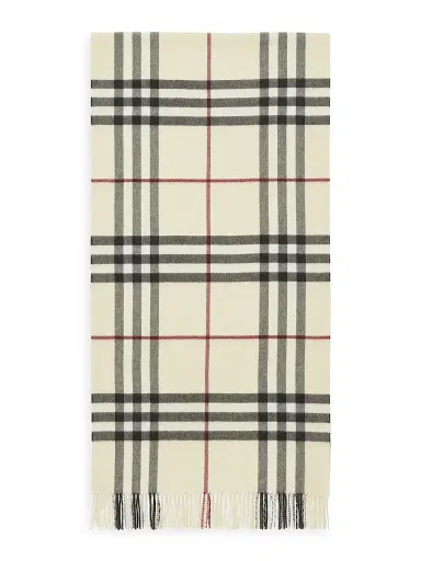 Burberry Women's Check Cashmere Scarf | Thumbnail 2 Burberry Women's Check Cashmere Scarf | Thumbnail 2