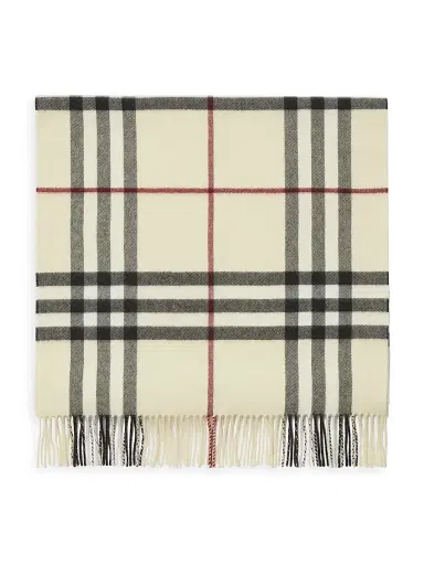 Burberry Women's Check Cashmere Scarf | Thumbnail 3 Burberry Women's Check Cashmere Scarf | Thumbnail 3