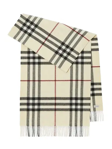 Burberry Women's Check Cashmere Scarf | Thumbnail 1 Burberry Women's Check Cashmere Scarf | Thumbnail 1