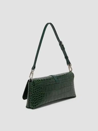 Stella McCartney Women's Ryder Croc-Embossed Shoulder Bag | Thumbnail 3 Stella McCartney Women's Ryder Croc-Embossed Shoulder Bag | Thumbnail 3