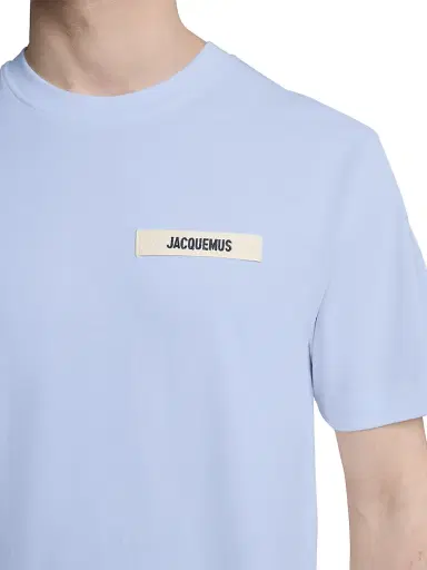 Jacquemus Men's Grosgrain Logo Cotton T-Shirt | Thumbnail 5 Jacquemus Men's Grosgrain Logo Cotton T-Shirt | Thumbnail 5