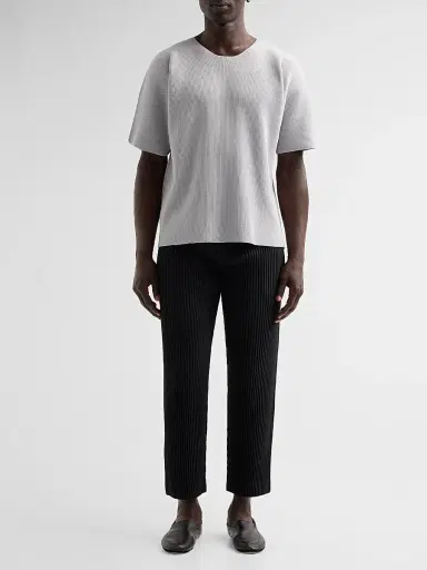 Homme Plissé Issey Miyake Men Basic Knit T-Shirt | Thumbnail 2 Homme Plissé Issey Miyake Men Basic Knit T-Shirt | Thumbnail 2