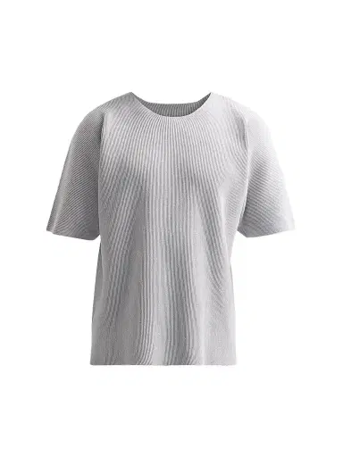 Homme Plissé Issey Miyake Men Basic Knit T-Shirt | Thumbnail 1 Homme Plissé Issey Miyake Men Basic Knit T-Shirt | Thumbnail 1