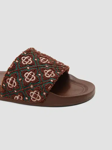 Casablanca Men's Monogram Pool Slides | Thumbnail 5 Casablanca Men's Monogram Pool Slides | Thumbnail 5