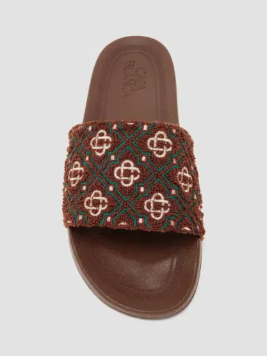 Casablanca Men's Monogram Pool Slides | Thumbnail 6 Casablanca Men's Monogram Pool Slides | Thumbnail 6