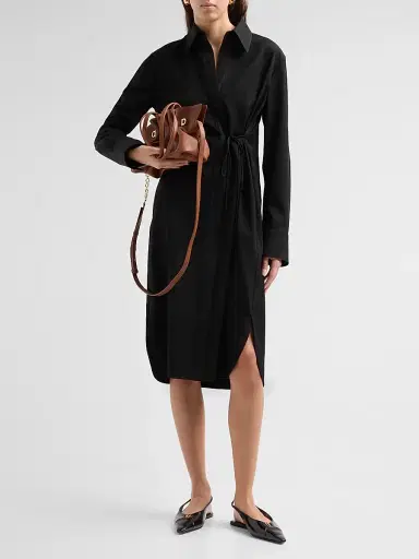 Ferragamo Women's Soft Grain Leather Shoulder Bag | Thumbnail 5 Ferragamo Women's Soft Grain Leather Shoulder Bag | Thumbnail 5
