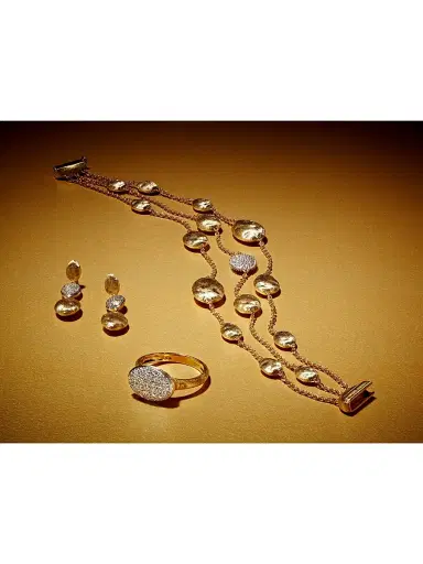 MARCO BICEGO Siviglia Diamond & 18K Yellow Gold Triple-Drop Earrings | Thumbnail 3 MARCO BICEGO Siviglia Diamond & 18K Yellow Gold Triple-Drop Earrings | Thumbnail 3