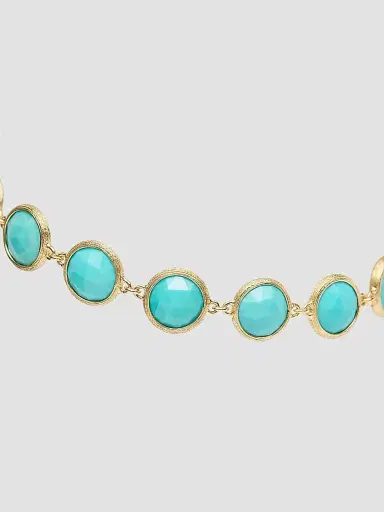 MARCO BICEGO Women's Jaipur Color 18K Yellow Gold & Turquoise Bracelet | Thumbnail 3 MARCO BICEGO Women's Jaipur Color 18K Yellow Gold & Turquoise Bracelet | Thumbnail 3