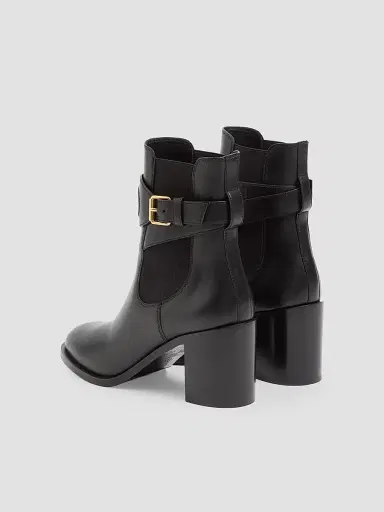 Valentino Women's VLogo 75MM Embossed Calfskin Ankle Boots | Thumbnail 3 Valentino Women's VLogo 75MM Embossed Calfskin Ankle Boots | Thumbnail 3