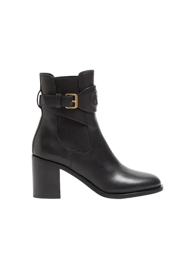 Women's VLogo 75MM Embossed Calfskin Ankle Boots Women's VLogo 75MM Embossed Calfskin Ankle Boots