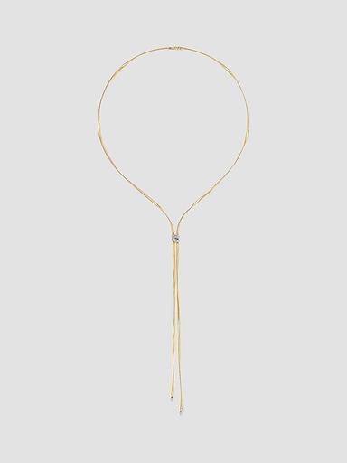 MARCO BICEGO Women's Marrakech Two-Tone 18K Gold & 0.22 TCW Diamond Lariat Necklace | Thumbnail 1 MARCO BICEGO Women's Marrakech Two-Tone 18K Gold & 0.22 TCW Diamond Lariat Necklace | Thumbnail 1