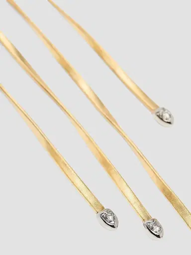 MARCO BICEGO Women's Marrakech Two-Tone 18K Gold & 0.48 TCW Diamond Double-Strand Lariat Necklace | Thumbnail 4 MARCO BICEGO Women's Marrakech Two-Tone 18K Gold & 0.48 TCW Diamond Double-Strand Lariat Necklace | Thumbnail 4
