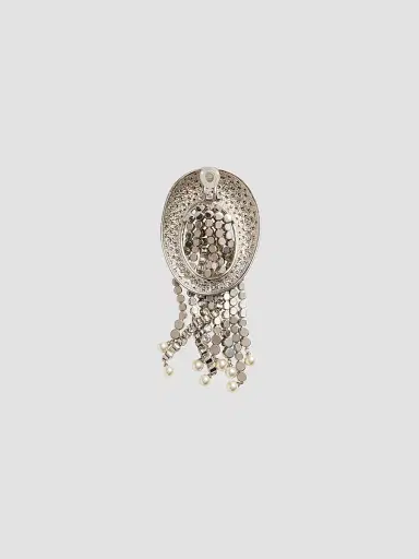 Valentino Women's Kabarett Earrings in Metal and Crystal | Thumbnail 4 Valentino Women's Kabarett Earrings in Metal and Crystal | Thumbnail 4