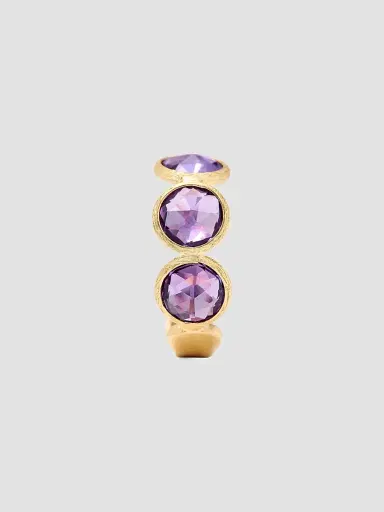 MARCO BICEGO Women's Jaipur Color 18K Yellow Gold & Amethyst Ring | Thumbnail 3 MARCO BICEGO Women's Jaipur Color 18K Yellow Gold & Amethyst Ring | Thumbnail 3
