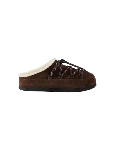 Prada Women's Suede Mules | Thumbnail 1 Prada Women's Suede Mules | Thumbnail 1
