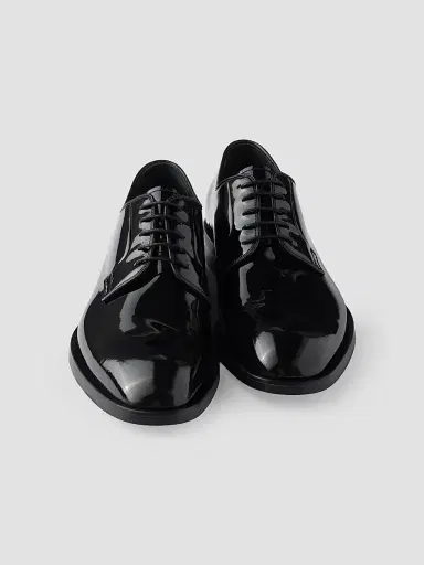 Prada Men's Patent Leather Lace-up Shoes | Thumbnail 4 Prada Men's Patent Leather Lace-up Shoes | Thumbnail 4