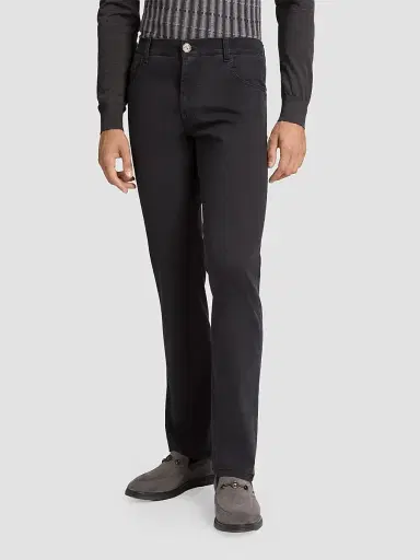 Stefano Ricci Men's Cotton Blend Tapered Jeans | Thumbnail 2 Stefano Ricci Men's Cotton Blend Tapered Jeans | Thumbnail 2