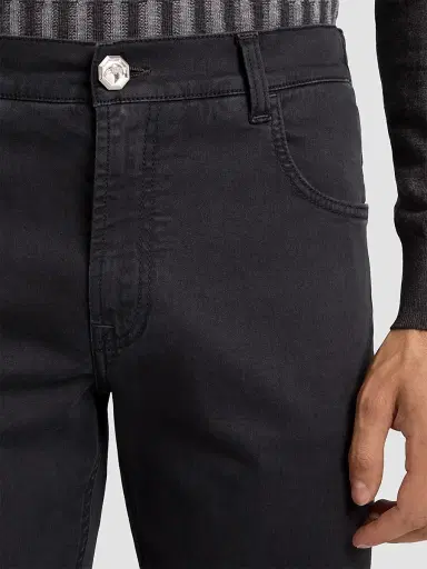 Stefano Ricci Men's Cotton Blend Tapered Jeans | Thumbnail 6 Stefano Ricci Men's Cotton Blend Tapered Jeans | Thumbnail 6
