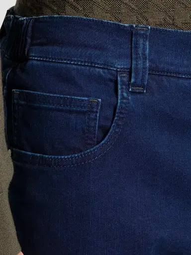 Stefano Ricci Men's Cotton Blend Tapered Jeans | Thumbnail 5 Stefano Ricci Men's Cotton Blend Tapered Jeans | Thumbnail 5
