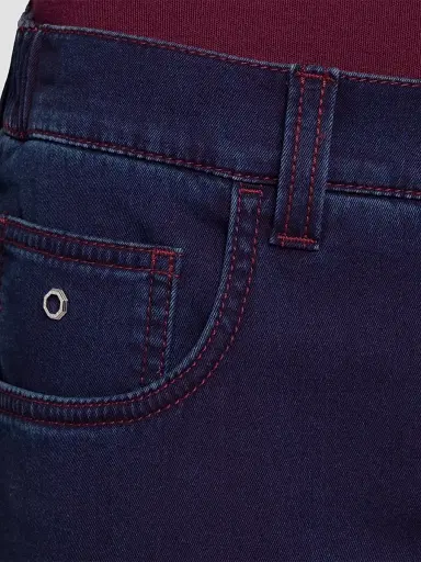 Stefano Ricci Men's Cotton Blend Tapered Jeans | Thumbnail 5 Stefano Ricci Men's Cotton Blend Tapered Jeans | Thumbnail 5