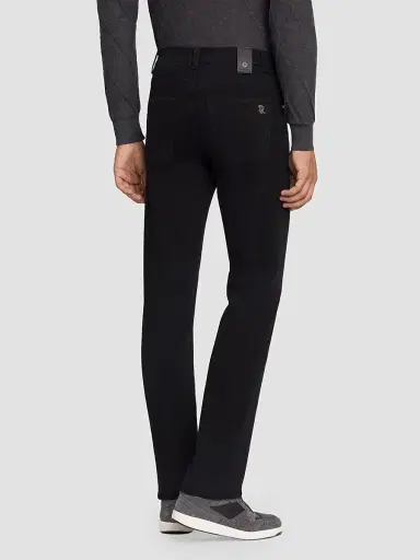 Stefano Ricci Men's Cotton Blend Tapered Jeans | Thumbnail 3 Stefano Ricci Men's Cotton Blend Tapered Jeans | Thumbnail 3