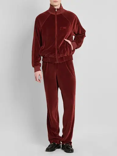 Rhude Men's Madera Velour Track Jacket | Thumbnail 2 Rhude Men's Madera Velour Track Jacket | Thumbnail 2