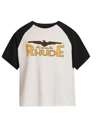 Rhude Men's 4X4 Spirit Logo Cotton T-Shirt | Thumbnail 1 Rhude Men's 4X4 Spirit Logo Cotton T-Shirt | Thumbnail 1
