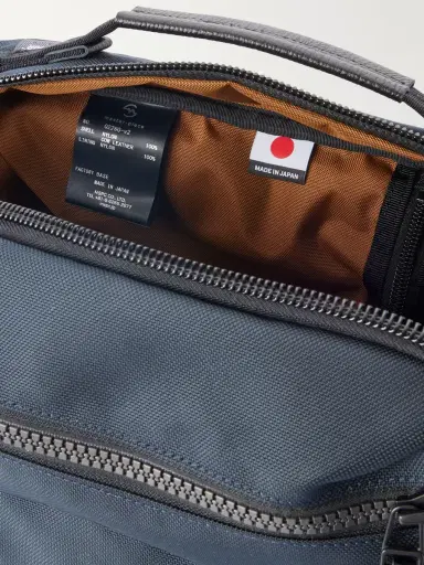 Master-Piece Rise Leather and Canvas-Trimmed CORDURA® MasterTeX Backpack - Men | Thumbnail 6 Master-Piece Rise Leather and Canvas-Trimmed CORDURA® MasterTeX Backpack - Men | Thumbnail 6