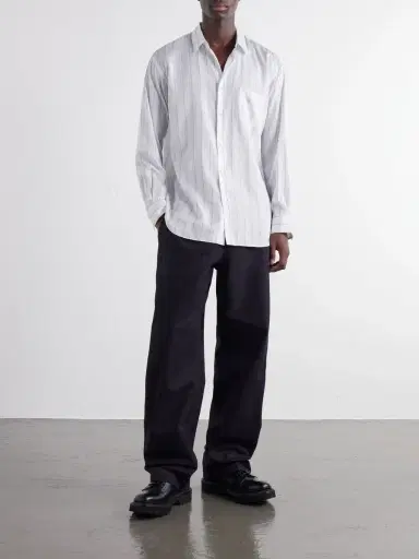 Comme des Garçons SHIRT Striped Satin Shirt - Men | Thumbnail 2 Comme des Garçons SHIRT Striped Satin Shirt - Men | Thumbnail 2