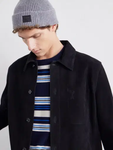 Paul Smith Logo-Appliquéd Ribbed Cashmere and Merino Wool-Blend Beanie - Men | Thumbnail 2 Paul Smith Logo-Appliquéd Ribbed Cashmere and Merino Wool-Blend Beanie - Men | Thumbnail 2