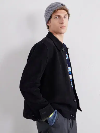Paul Smith Logo-Appliquéd Ribbed Cashmere and Merino Wool-Blend Beanie - Men | Thumbnail 3 Paul Smith Logo-Appliquéd Ribbed Cashmere and Merino Wool-Blend Beanie - Men | Thumbnail 3