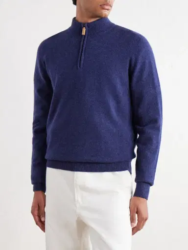 William Lockie Wool Half-Zip Sweater - Men | Thumbnail 3 William Lockie Wool Half-Zip Sweater - Men | Thumbnail 3