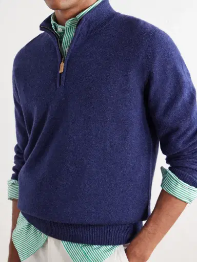 William Lockie Wool Half-Zip Sweater - Men | Thumbnail 5 William Lockie Wool Half-Zip Sweater - Men | Thumbnail 5