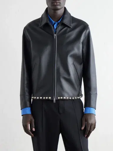 Second/Layer Rider Embellished Leather Jacket - Men | Thumbnail 3 Second/Layer Rider Embellished Leather Jacket - Men | Thumbnail 3
