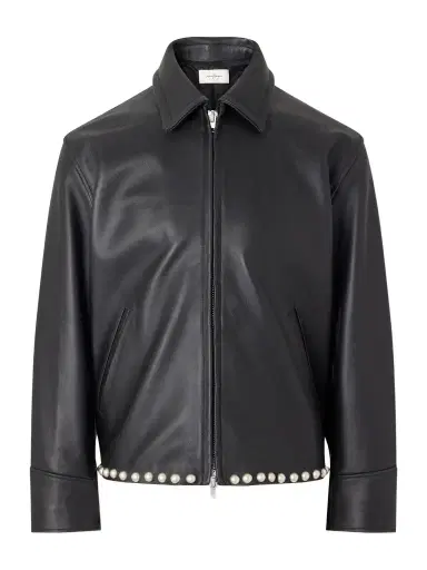 Second/Layer Rider Embellished Leather Jacket - Men | Thumbnail 1 Second/Layer Rider Embellished Leather Jacket - Men | Thumbnail 1
