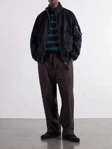 COMME des GARCONS HOMME Wide-Leg Cotton Trousers - Men | Thumbnail 2 COMME des GARCONS HOMME Wide-Leg Cotton Trousers - Men | Thumbnail 2