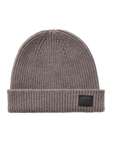 Paul Smith Logo-Appliquéd Ribbed Cashmere and Merino Wool-Blend Beanie - Men | Thumbnail 1 Paul Smith Logo-Appliquéd Ribbed Cashmere and Merino Wool-Blend Beanie - Men | Thumbnail 1