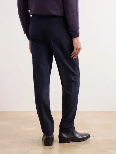 Thom Sweeney Straight-Leg Pleated Virgin Wool-Blend Chinos - Men | Thumbnail 4 Thom Sweeney Straight-Leg Pleated Virgin Wool-Blend Chinos - Men | Thumbnail 4