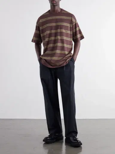 COMME des GARCONS HOMME Striped Cotton-Jersey T-Shirt - Men | Thumbnail 2 COMME des GARCONS HOMME Striped Cotton-Jersey T-Shirt - Men | Thumbnail 2